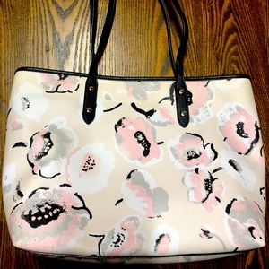 Floral Coach Tote
